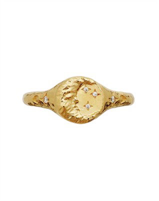 Maanesten - Magdalena Ring - Guld